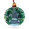 International Rose Test Garden in Portland, Oregon Glass Ball Christmas Ornament 3.25 Inches